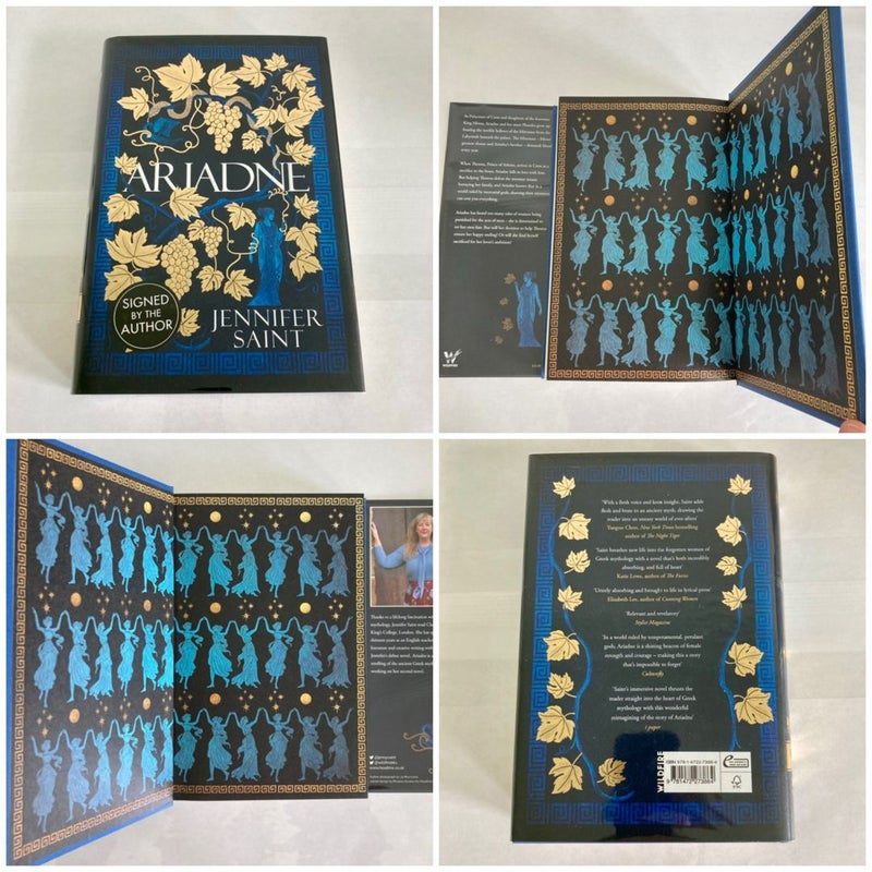 ARIADNE SIGNED X2 & LINED Waterstones Edition 1st/1st RARE OOP