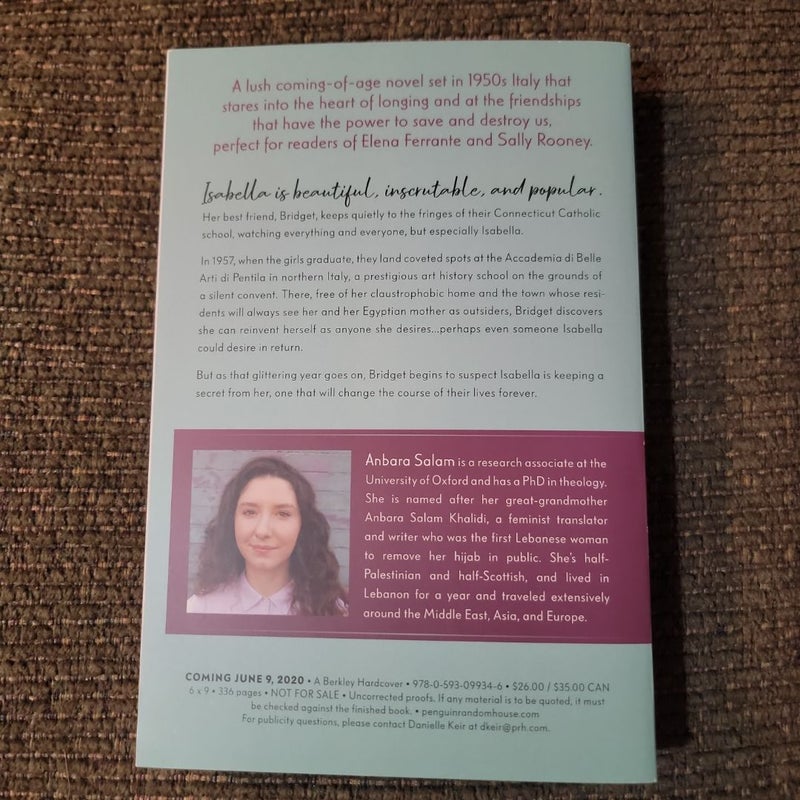 Belladonna (First Edition ARC 6/2020)