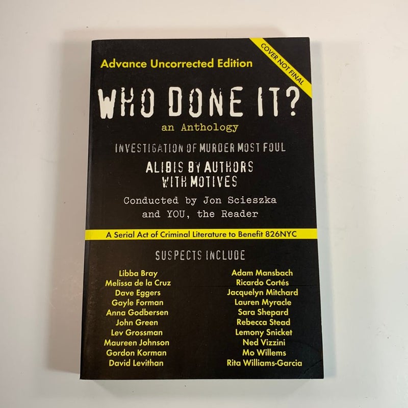 Who Done It? An Anthology 