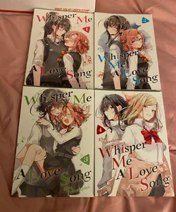 Whisper Me a Love Song manga bundle volumes 1-4 