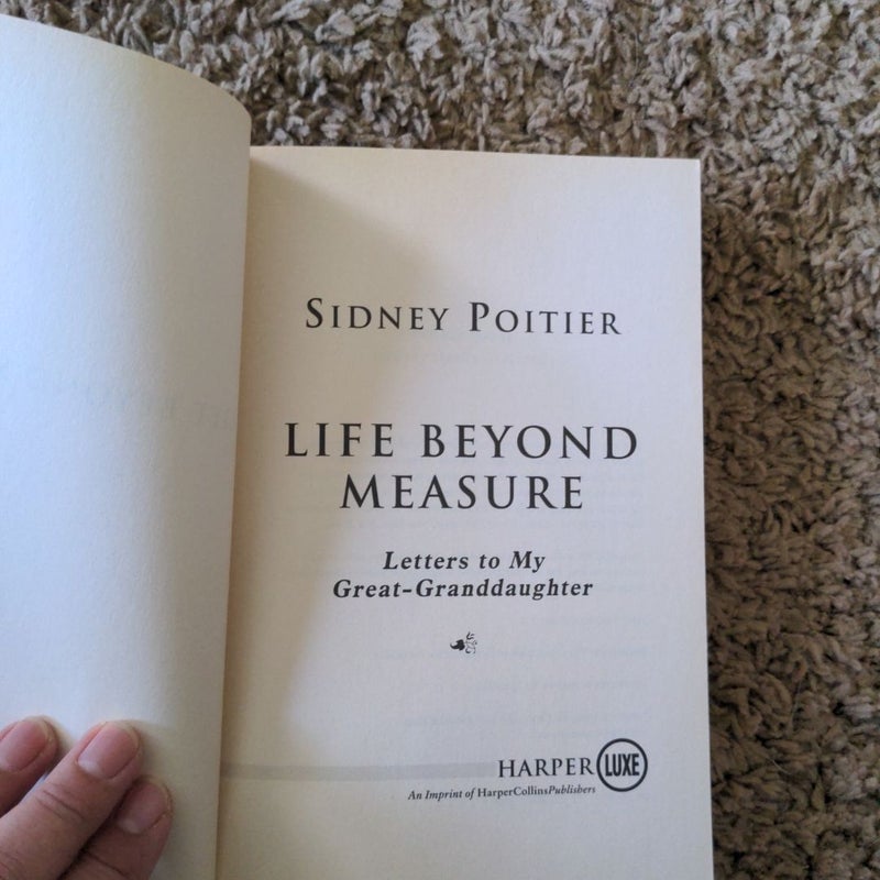 Sidney Poitier Life Beyond Measure