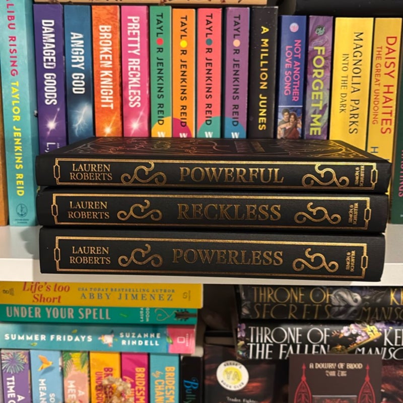 Powerless, Reckless, Powerful Fairyloot Edition *All Signed, Two sided cover* 