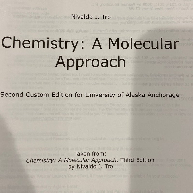 Chemistry: A Molecular Approach 