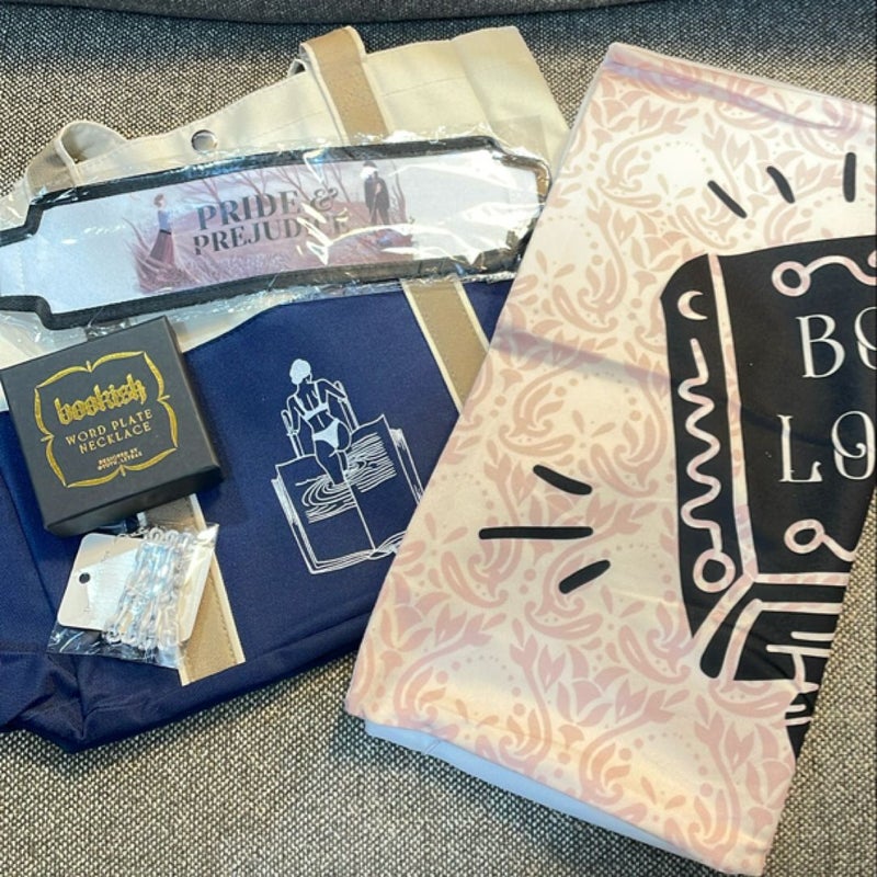 The Bookish Box merch bundle