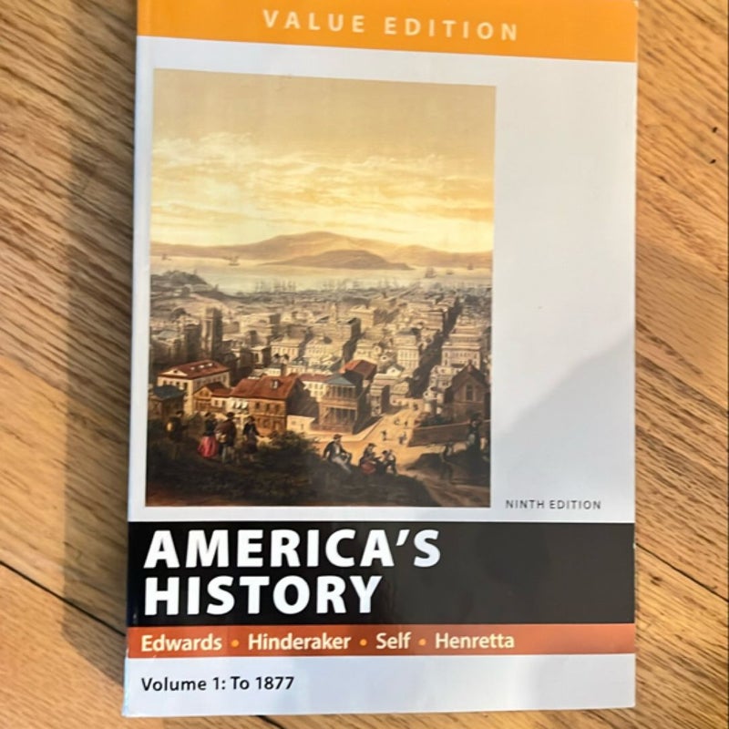 America's History, Value Edition, Volume 1