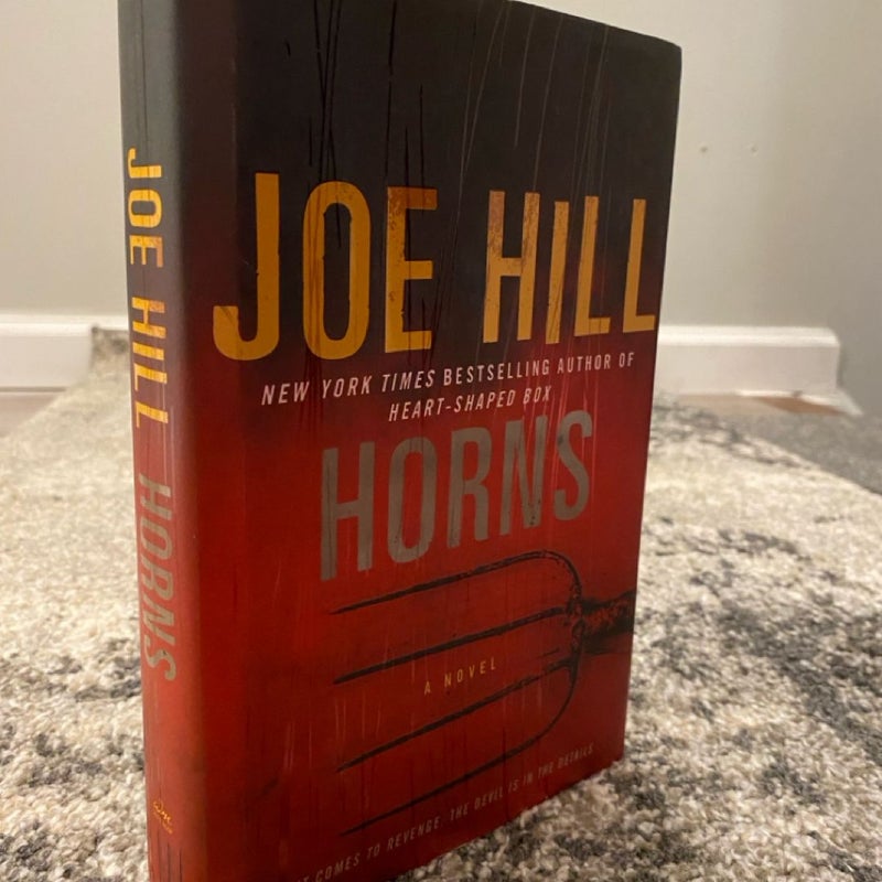 Horns Joe Hill First Edition 1st Print Hardcover 