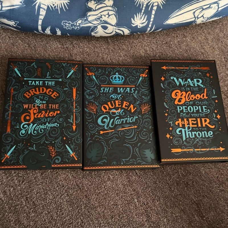 Bookish Box The Bridge Kingdom Books 1-3 