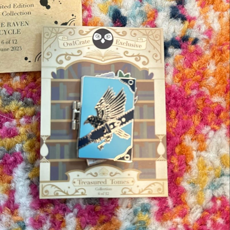 The Raven Cycle Owlcrate Pin