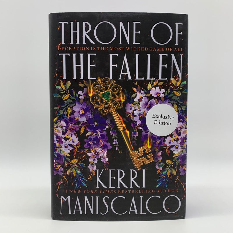 Waterstones Exclusive Throne of the Fallen Stenciled Edges