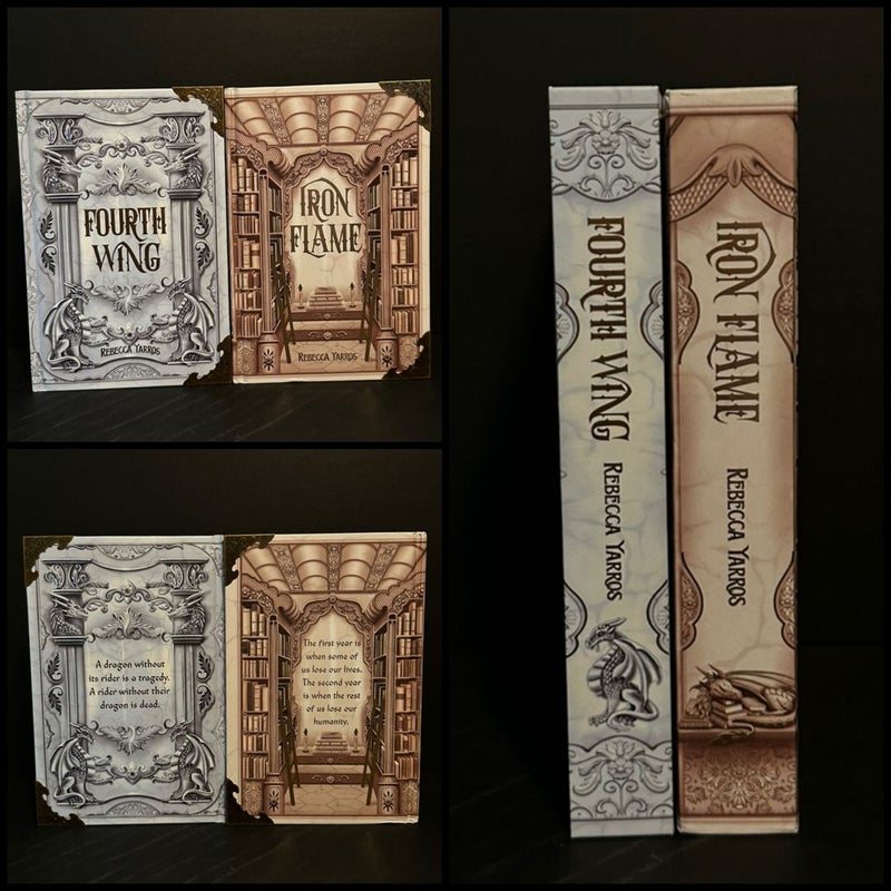 Fourth Wing & Iron Flame w/ overlays - Bookish Box