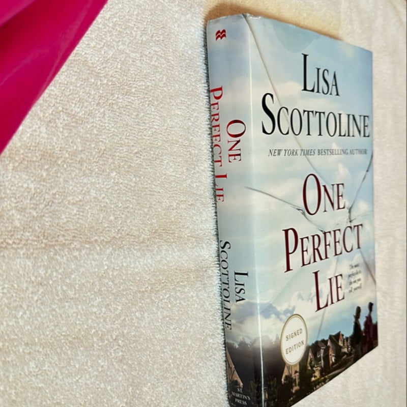 One Perfect Lie Signed Edition