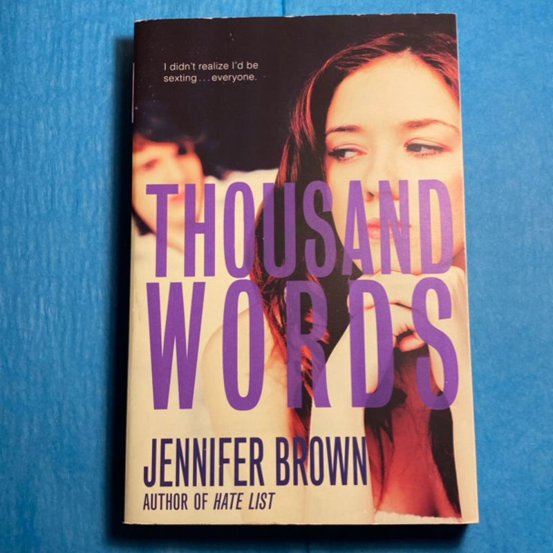 NEW Thousand Words First Printing
