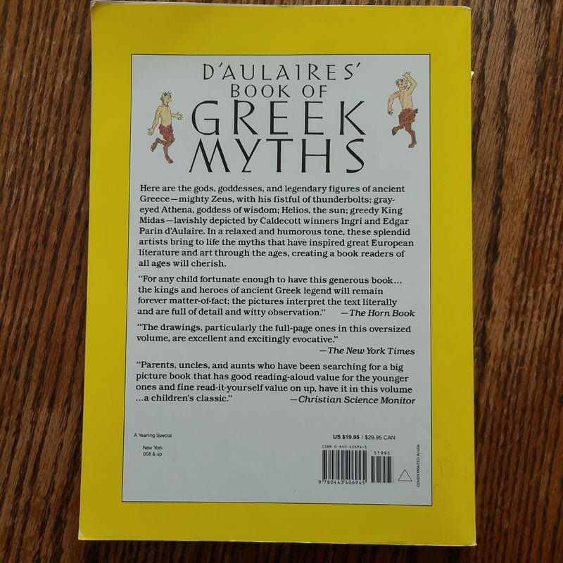 D'Aulaires Book of Greek Myths