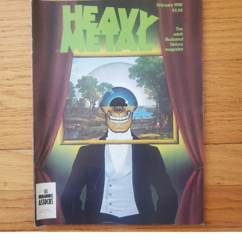 HEAVY METAL MAGAZINE FEB 1980 MOEBIUS, CORBEN, STEVE BISSETTE VF