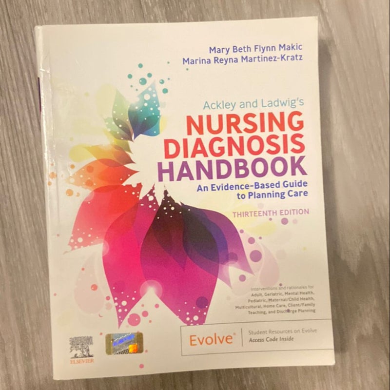 Ackley and Ladwig's Nursing Diagnosis Handbook