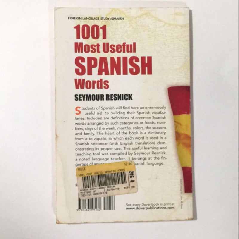 1001 Most Useful Spanish Words