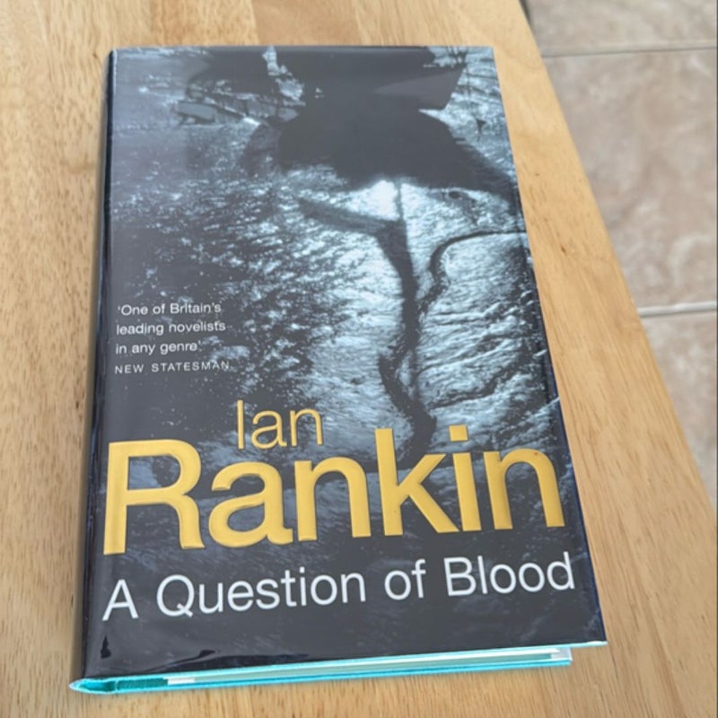 A Question of Blood SIGNED