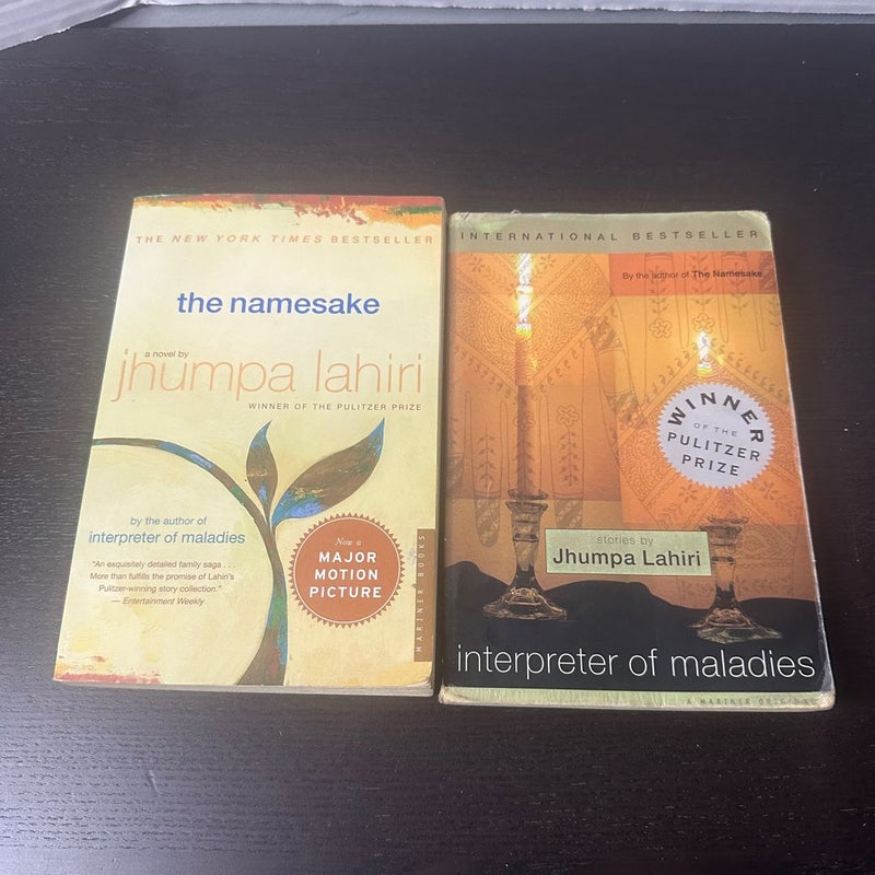 2 Books: The Namesake & Interpreter of Maladies