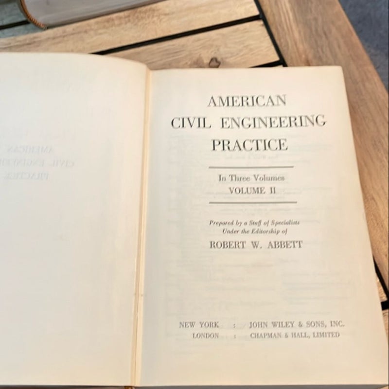 American Civil Engineering Practice (1956)