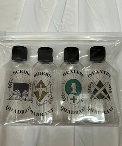 Fourth Wing Travel Bottles