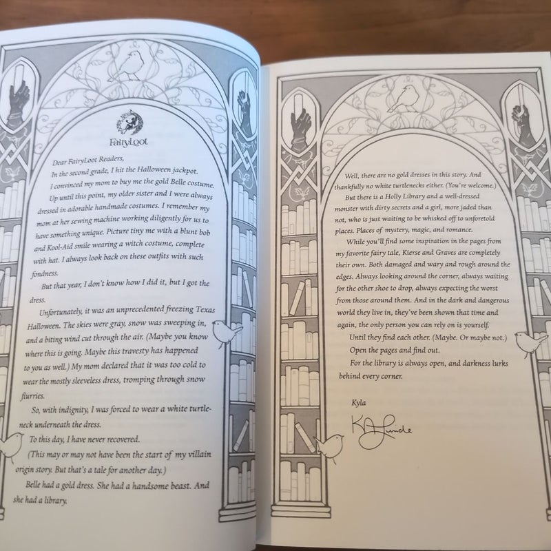 The Wren in the Holly Library -Fairyloot Signed Edition 