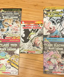5 Black Lagoon Adventures: Huber Cool: Vampire Hunter; The Class Trip from the Black Lagoon; The Class Picture Day from the Black Lagoon; the Class Election from the Black Lagoon; The Halloween Party from the Black Lagoon