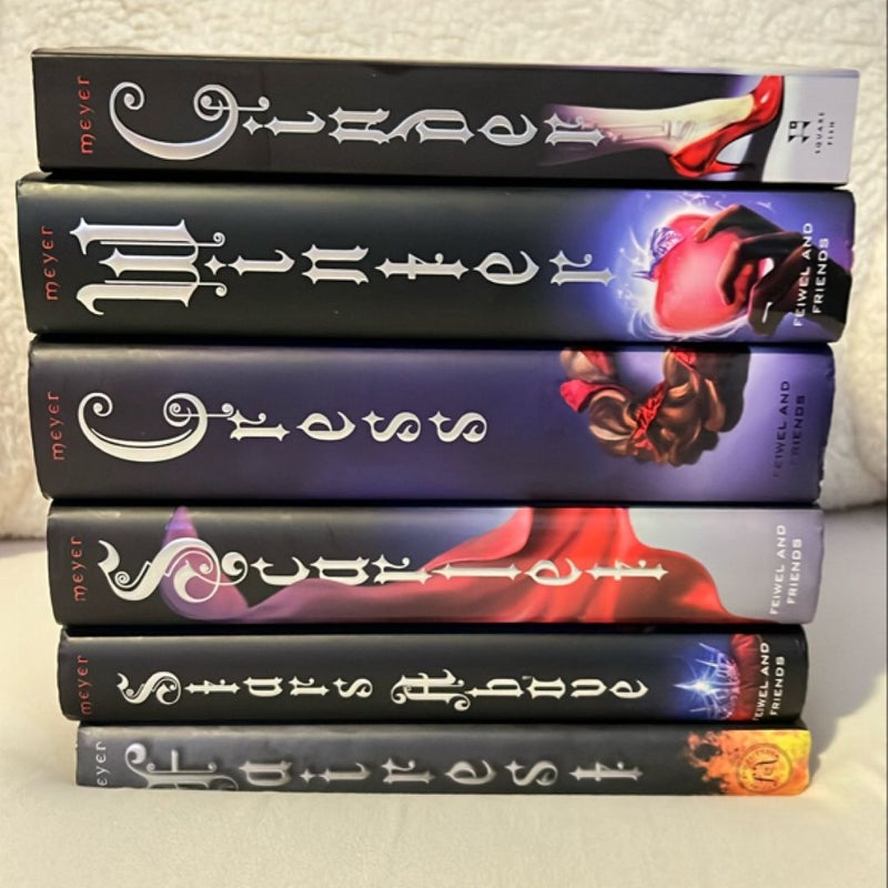 The Lunar Chronicles *First Editions, OOP covers*