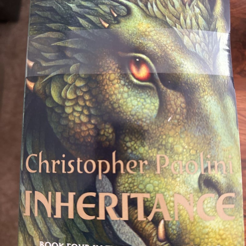 4 Book Set of Christopher Paolini - Inheritance, Eldest, Eragon, Brisingr