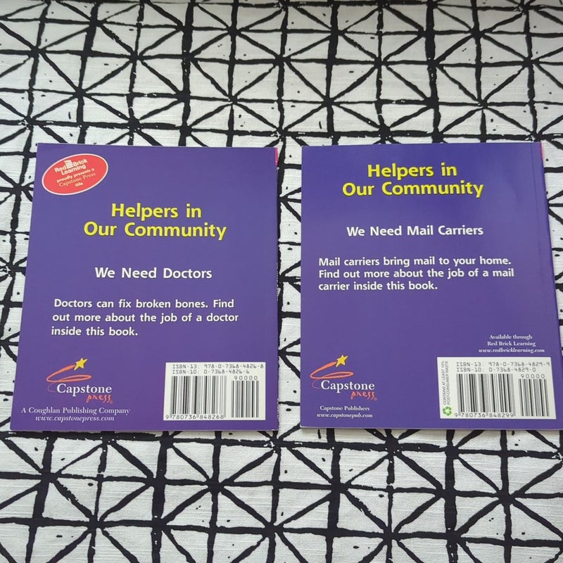 We Need... Community Helpers Series- Set of 6 Books Bundle