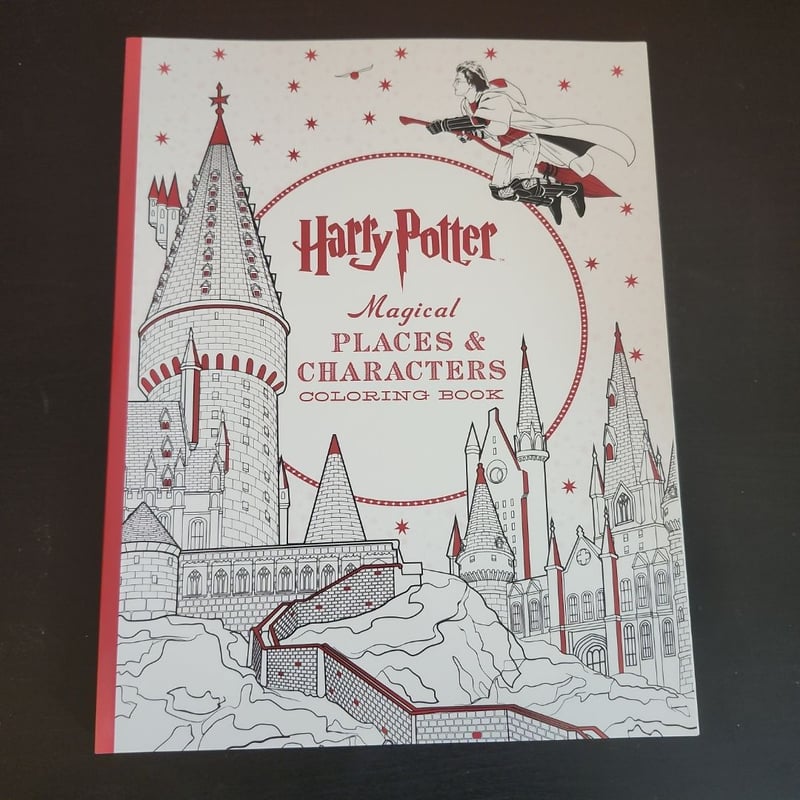 Harry Potter Magical Places and Characters Coloring Book by Scholastic ...