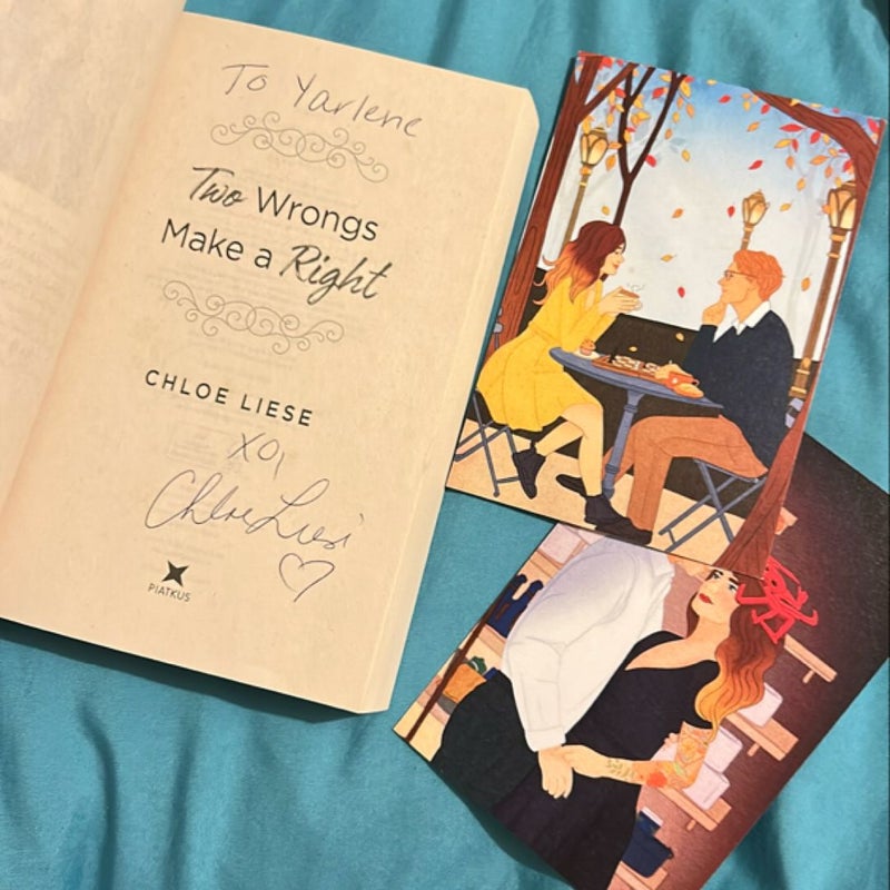 Two Wrongs Make a Right (UK edition/signed)