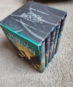 Percy Jackson and the Olympians Original Hardcover Complete Series