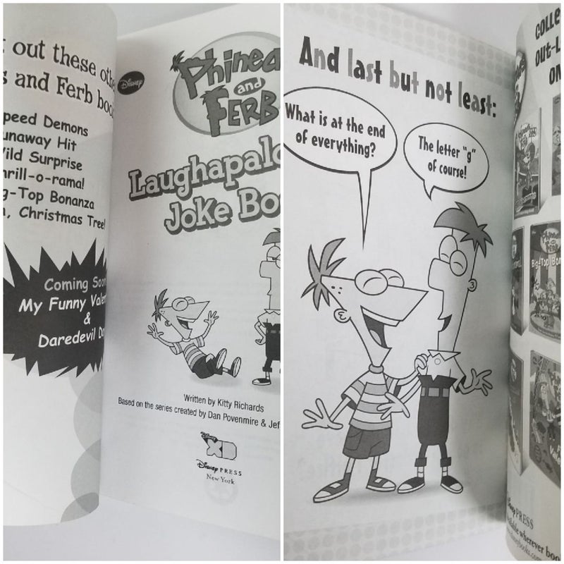 Phineas and Ferb Laughapalooza Joke Book