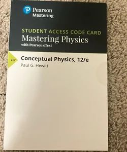 Mastering Physics with Pearson EText -- ValuePack Access Card -- for Conceptual Physics
