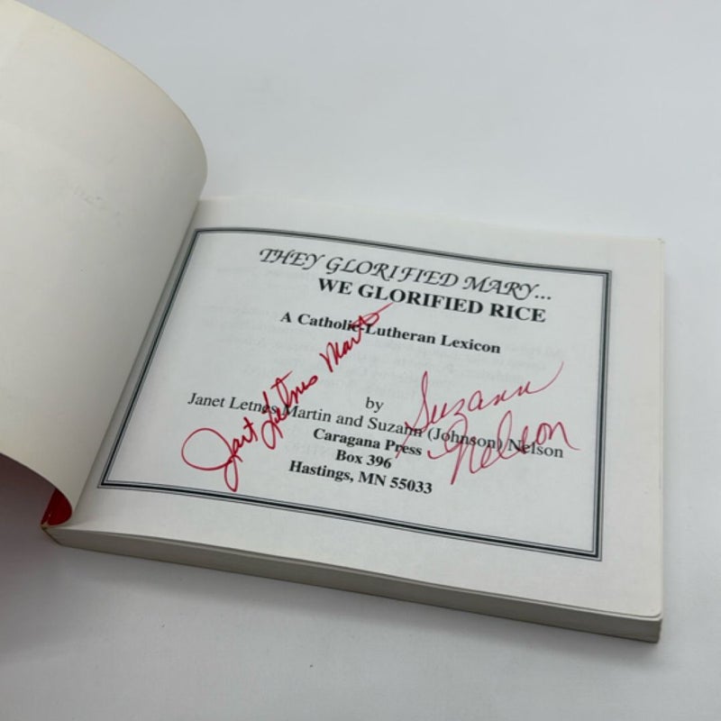 They Glorified Mary (SIGNED)