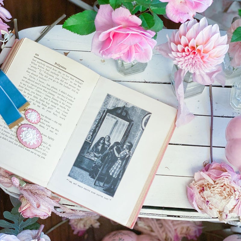 Pink Vintage Pollyanna First Edition Thus