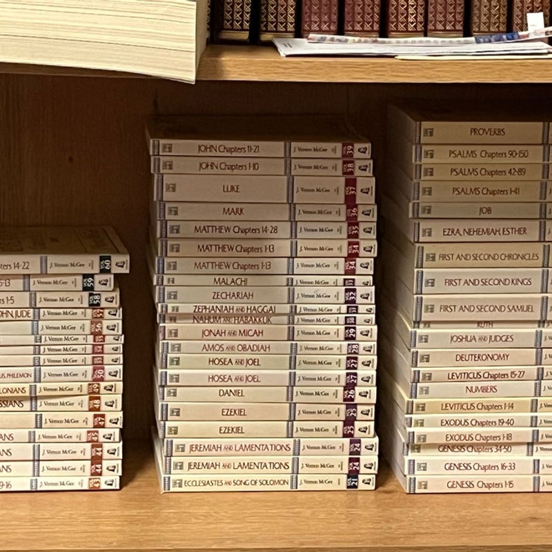 Thru the Bible Commentary Series J Vernon McGee Books All 60 Books Set