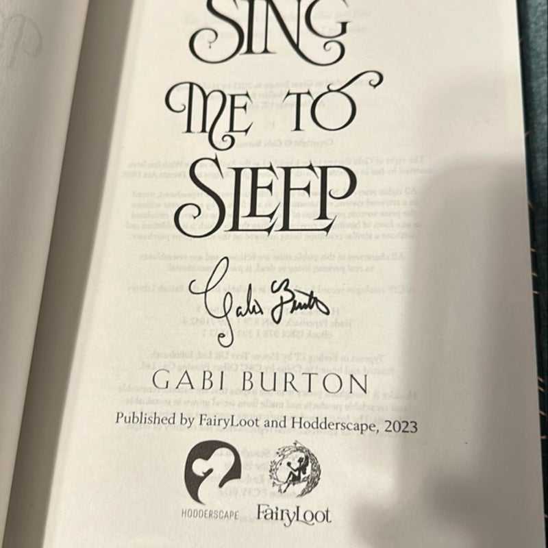 Sing me to sleep