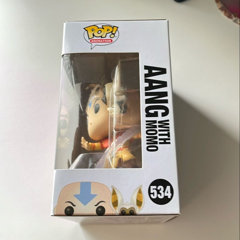 Aang with Momo Funko Pop