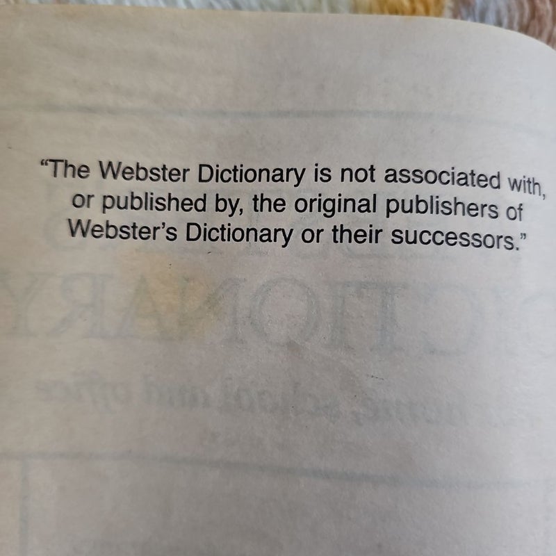 Webster's Dictionary