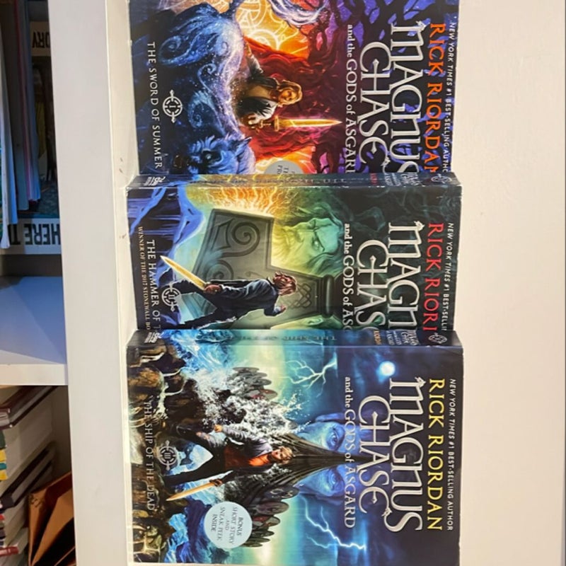 Magnus Chase books 1-3