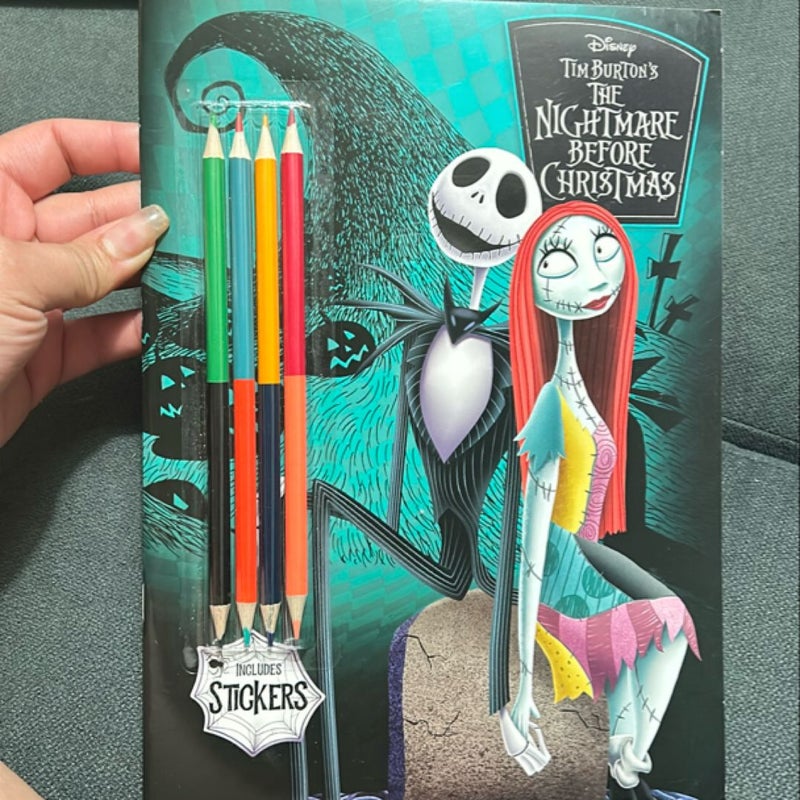 Nightmare before Christmas coloring book