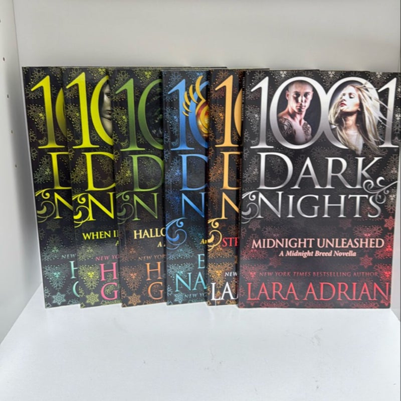 1001 Dark Nights Novella Lot - 6 paperback books 