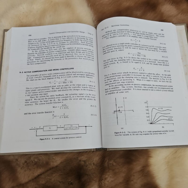 Introduction to control system analisis and design