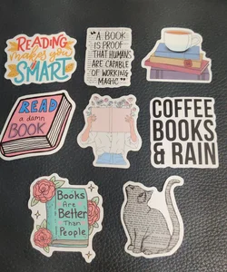 Book-themed Stickers 11