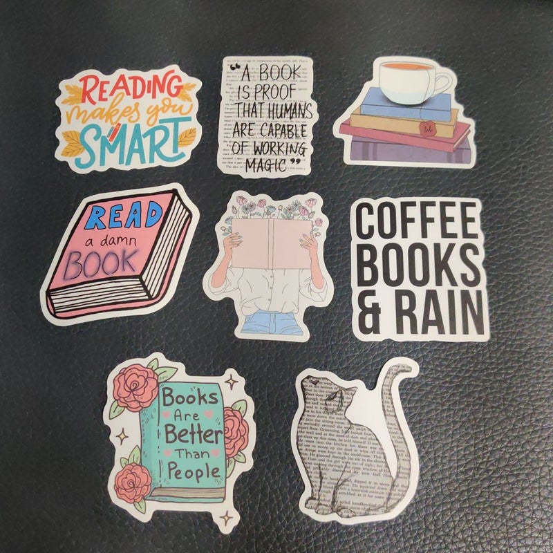 Book-themed Stickers 11
