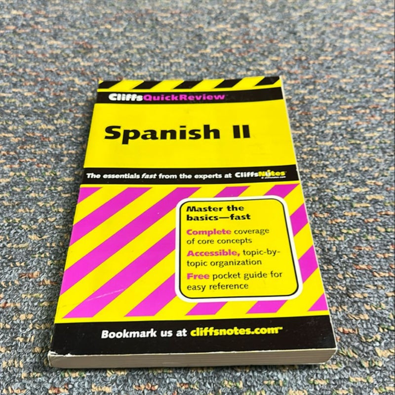 CliffsQuickReview Spanish II