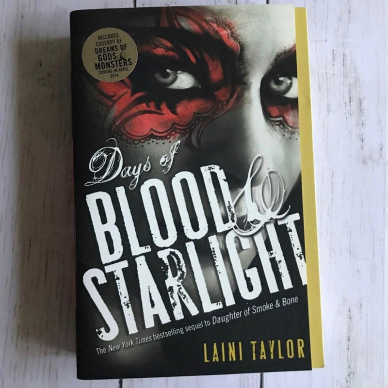 SIGNED Days of Blood and Starlight
