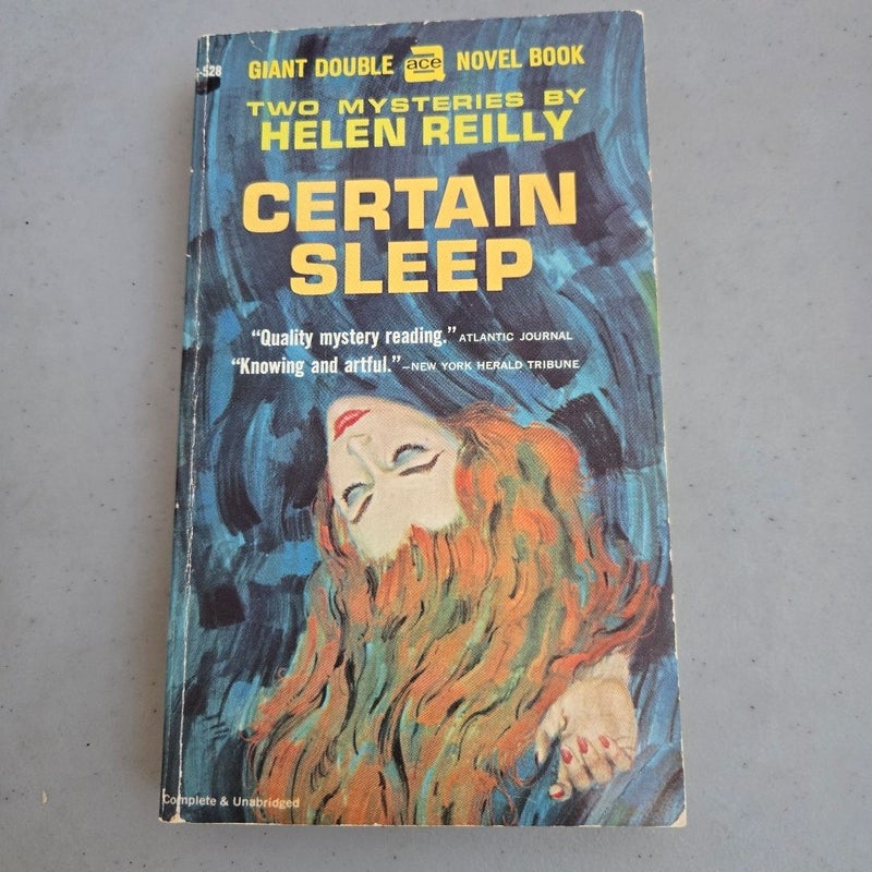 Certain Sleep / Ding Dong Bell Ace Double Paperback
