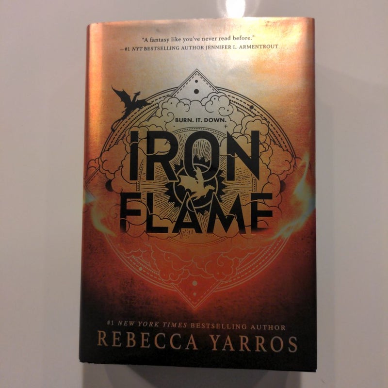 Iron Flame *SPRAYED EDGES FIRST EDITION*